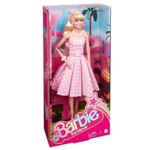 BARBIE Movie Margot Robbie Abito Rosa